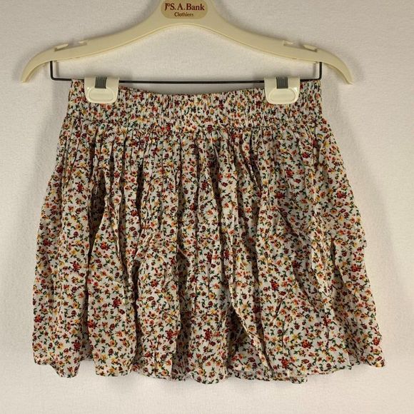 Forever 21 Dresses & Skirts - Forever 21 Womens Juniors Multicolor Floral Miniskirt Size M